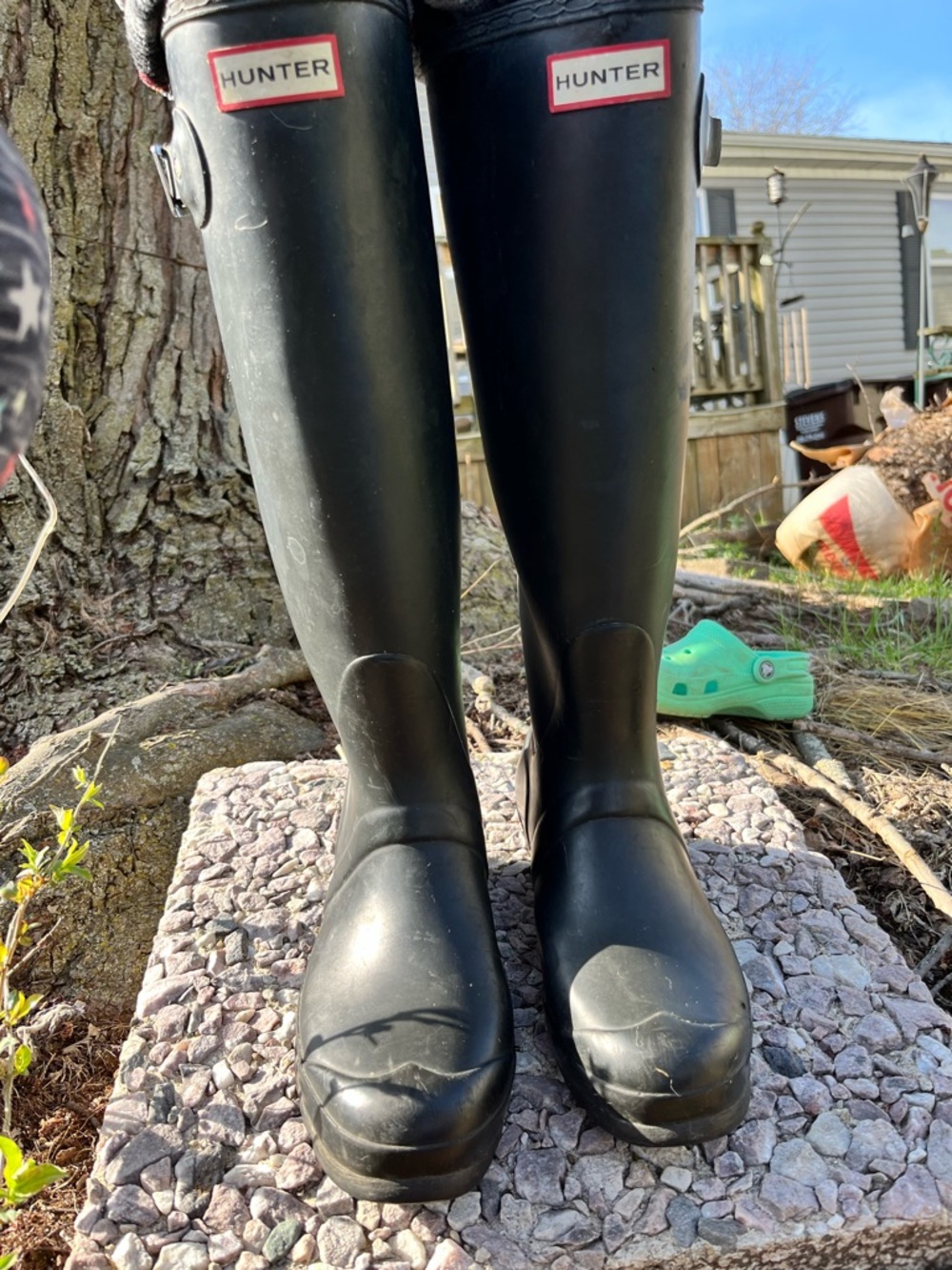 Hunter Tall Black Rain Boots – Classic & Easy Wear
